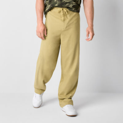 Walker Hayes for JCPenney Linen Mens Big and Tall Regular Fit Suit Pants, Color Tan JCPenney