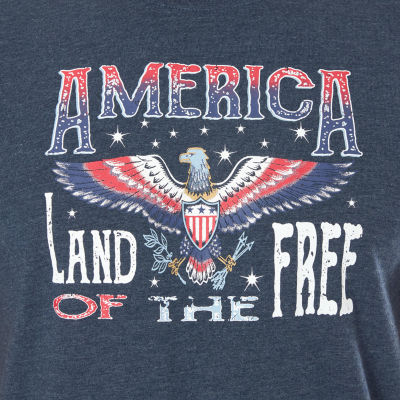 Smiths Workwear Patriotic Mens Crew Neck Short Sleeve Regular Fit Graphic T-Shirt