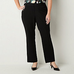 Curvy Fit Black Pants for Women - JCPenney Curvy Fit Black Pants for Women - JCPenney