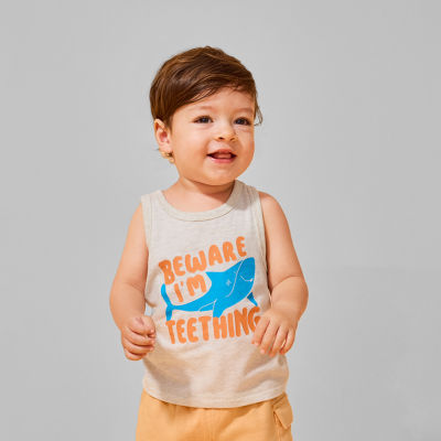 Okie Dokie Baby Boys Crew Neck Tank Top