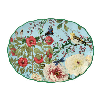 Certified International Flora Ceramic Serving Platter