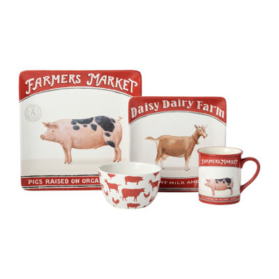 Certified International Vintage Farm 16-pc. Ceramic Dinnerware Set