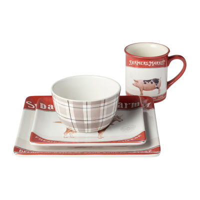 Certified International Vintage Farm 16-pc. Ceramic Dinnerware Set