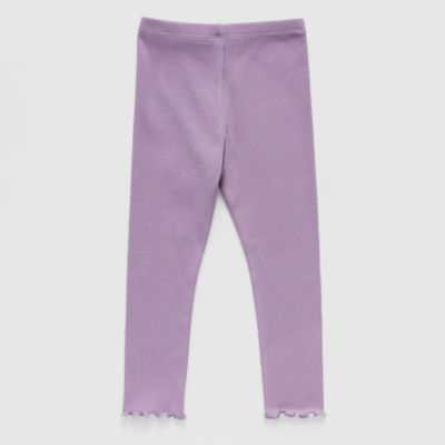 Okie Dokie Toddler & Little Girls Rib Full Length Leggings