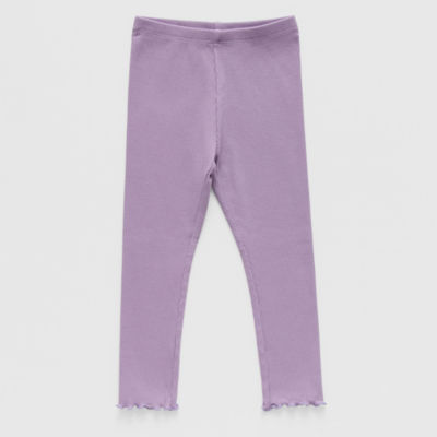 Okie Dokie Toddler & Little Girls Rib Full Length Leggings