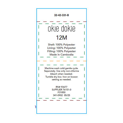 Okie Dokie Boys Water Resistant Heavyweight Snow Bib