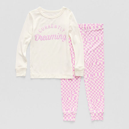 Grayson Little Toddler Girls 2-pc. Pajama Sets, 3t, White