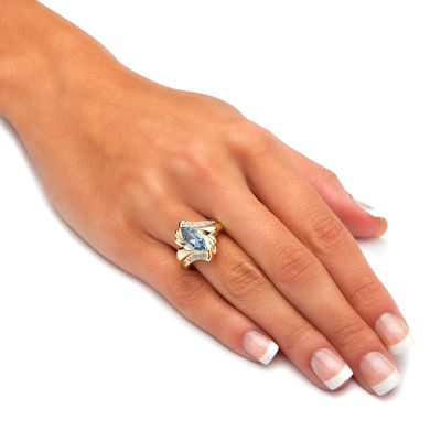 Womens / CT. T.W. Cubic Zirconia 14K Gold Over Brass Cocktail Ring