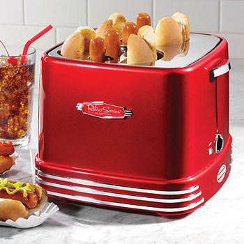 Best Buy: Americana Retro 2-Hot Dog Toaster Red ECT-542R