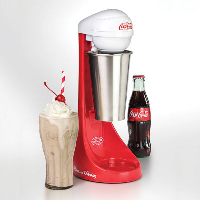 Nostalgia MLKS100COKE Coca-Cola Limited Edition Two-Speed Milkshake Maker