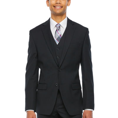 Jcpenney black suit jacket sale