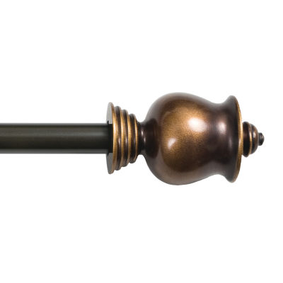 Kenney Parker 5/8 IN Adjustable Curtain Rod, Color: Oil Rubbed Bronze ...