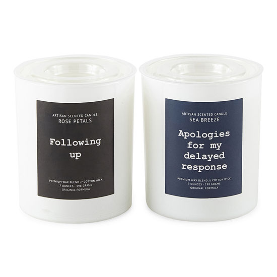 7oz Following Up & Apologies for my Delayed Response Jar Candle Set