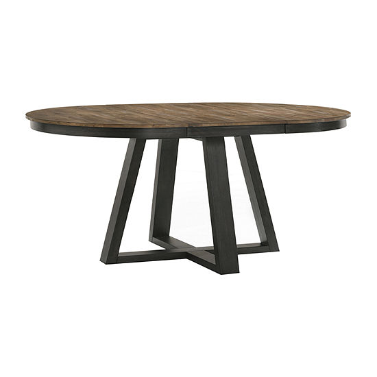 Napa Round Wood-Top Counter Height Dining Table