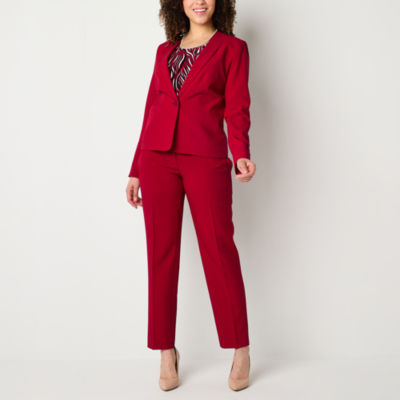 Black Label by Evan-Picone Womens Classic Fit Straight Suit Pants