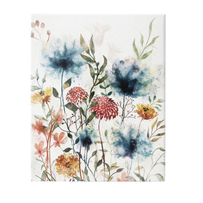 Stupell Industries Modern Flowers Dahlia Blooms Canvas Art