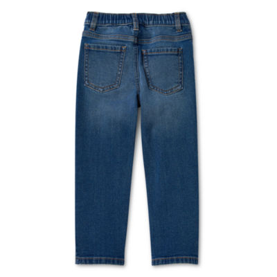 Okie Dokie Toddler & Little Boys Adjustable Waist Straight Leg Jean