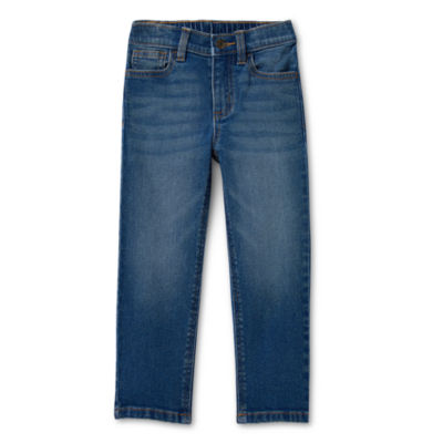 Okie Dokie Toddler & Little Boys Adjustable Waist Straight Leg Jean