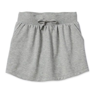 Xersion Little & Big Girls Mid Rise Fleece Skort