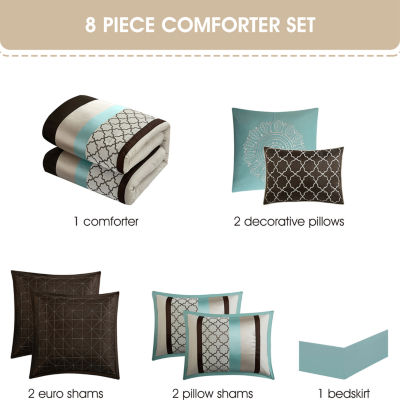 Stratford Park Mirza 8-pc. Complete Bedding Set