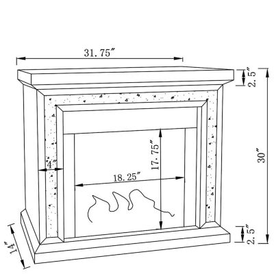 Lorelai Electric Fireplace