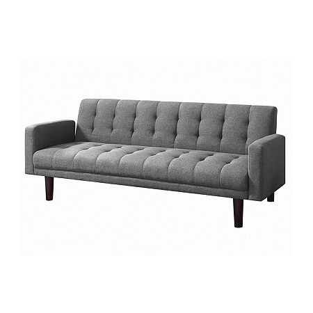 Sommer Track-Arm Sleeper Sofa, One Size, Gray