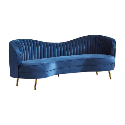 Sophia Curved Slope-Arm Sofa