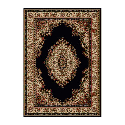 Como Medallion Traditional Oriental Indoor Rectangular Area Rug