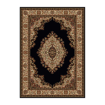 Como Medallion Traditional Oriental Indoor Rectangular Area Rug