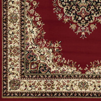 Como Medallion Traditional Oriental Indoor Rectangular Area Rug