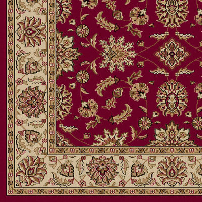 Como Kashan Traditional Oriental Indoor Rectangular Area Rug