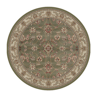 Radici Como Intricate Traditional Oriental Indoor Round Area Rug