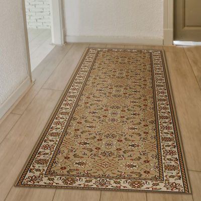 Como Kashan Traditional Oriental Indoor Rectangular Runner