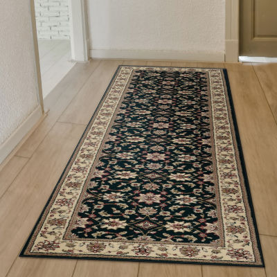 Radici Como Kashan Traditional Oriental Indoor Rectangular Runner