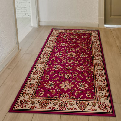 Radici Como Kashan Traditional Oriental Indoor Rectangular Runner