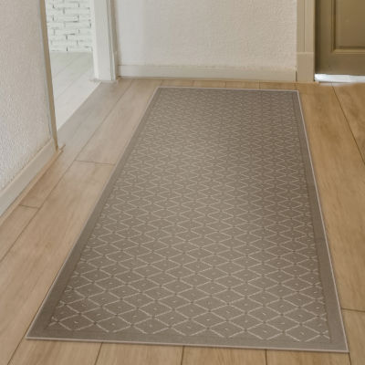 Radici Como Contemporary Geometric Trellis 26"X91" Rectangular Runner