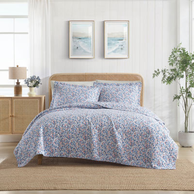 Laura Ashley Leoflower Quilt Set