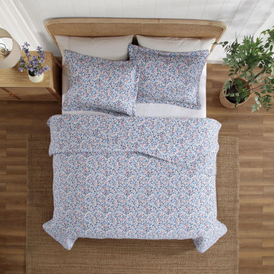 Laura Ashley Leoflower Quilt Set