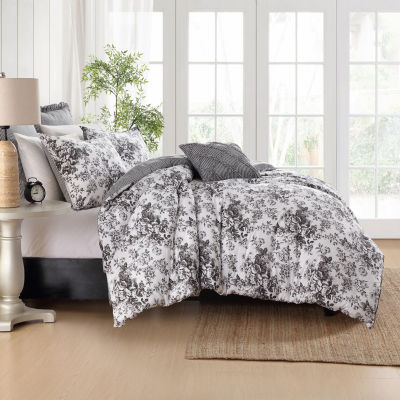 Laura Ashley Toile Delight Midweight Comforter Set