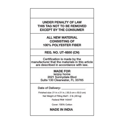 Casual Comfort Bengal Stripe Yarn Dyed Square Throw Pillow