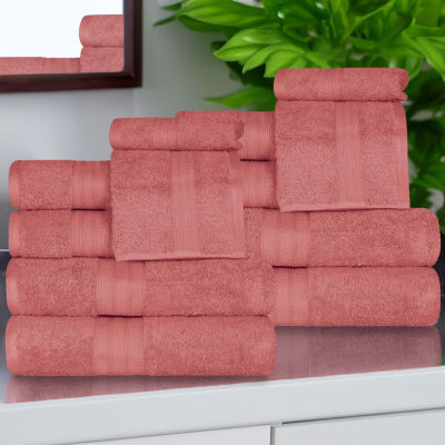 SUPERIOR® Atlas Premium Cotton 12-pc. Quick Dry Bath Towel Set
