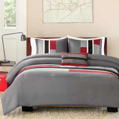 Intelligent Design Stripes Comforter Set