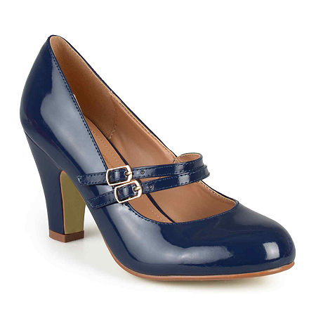 1950s Clothing & Fashion for Women Journee Collection Womens Wendy Pumps 10 Medium Blue $46.39 AT vintagedancer.com