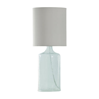 Stylecraft 21" Clear Glass Table Lamp, Color Clear JCPenney