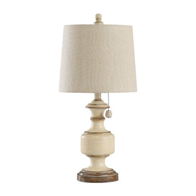 Stylecraft 11 W Distressed Cream Table Lamp