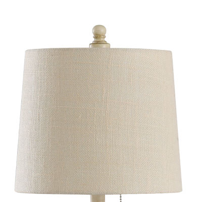 Stylecraft 11 W Distressed Cream Table Lamp