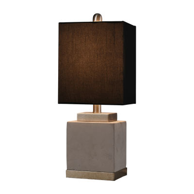 Stylecraft Natasha Soft Brass And Natural Cement Table Lamp