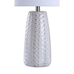 Stylecraft 11 W Off White Ceramic Table Lamp