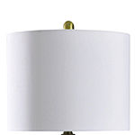 Stylecraft 13 W Cream & Blue & Gold Ceramic Table Lamp