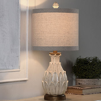 StyleCraft Home Collection 23.5-in Table Lamp with Fabric Shade